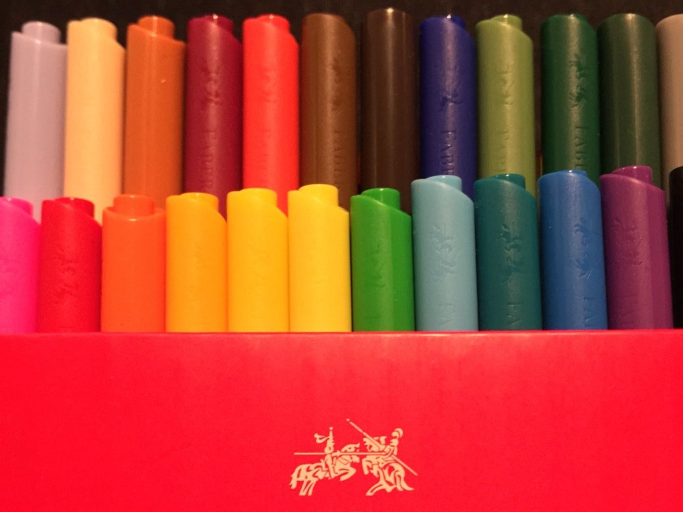 Faber-Castell Penna & Evidenziatori: FABER-CASTELL Fasermaler 24er Karton – Nuovo e nell'imballaggio originale da Aarburg venduto da 2..0 3