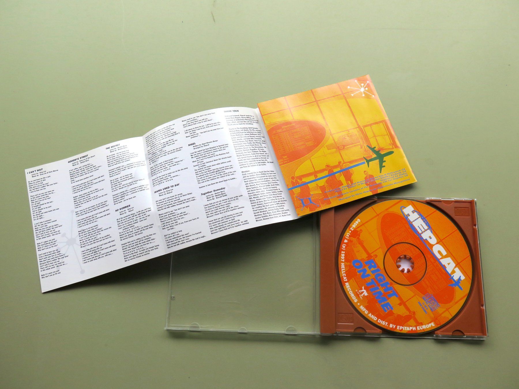 CDs: (p) CD HEPCAT: Right on time, 1997 – D'occasion à Bern par Balzamico 2