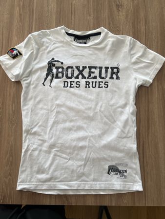 Boxeur des Rues weiss Groesse S neuwertig