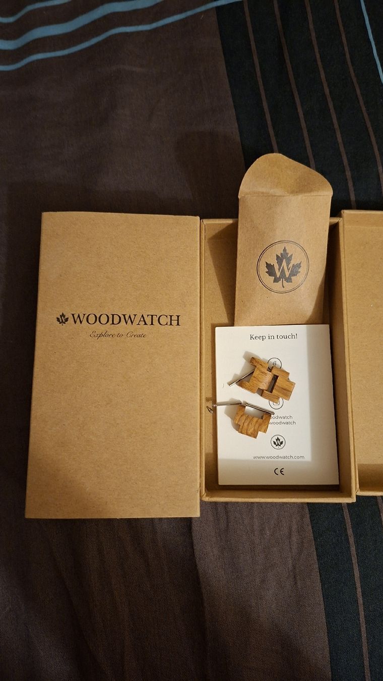 Uhren: Woodwatch mit Gravur – Gebraucht aus Emmen von Hobbyruum.ch 2