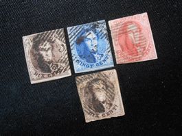 B Mi 3By/4By/9 l/7 l  Belgien  Leopold l  1851/58  Mi 159 €