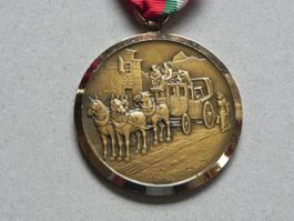 Medaille Postkutsche Kutsche Grimsel Post 1973 Paul Kramer