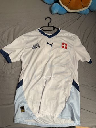 Schweiz EM 2024 Trikot - weiss