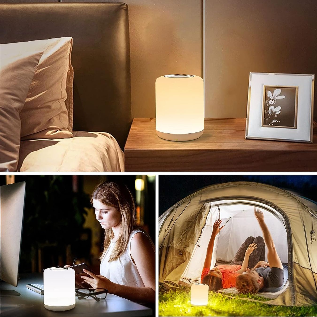 Lampade: Nachttischlampe Touch Dimmbar – Nuovo e nell'imballaggio originale da Nuglar venduto da SaleRitter 5