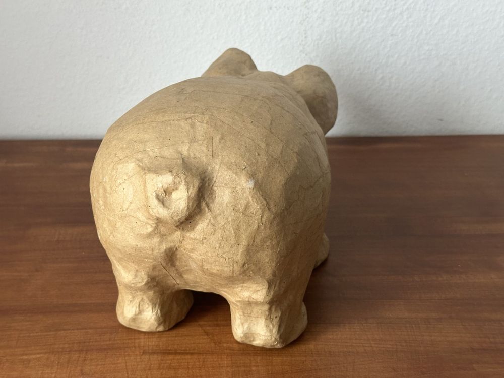 Glücks-Schwein aus Pappmaché | Kaufen auf Ricardo