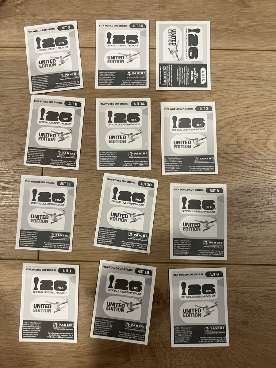 Panini Carte collezionabili: Fussball Stickerset Panini AUT  Neu – Nuovo (secondo la descrizione) da Dornach venduto da SO1 1