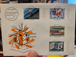 Sond.Marken 1990 FDC mit ET VOLL TAB RAR!! nur 2.-- !