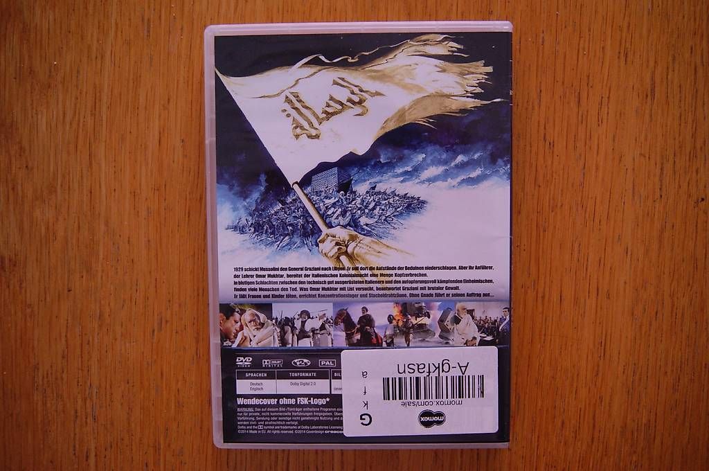 Alle DVDs: Omar Mukhtar – Gebraucht aus Au ZH von Kopf 1