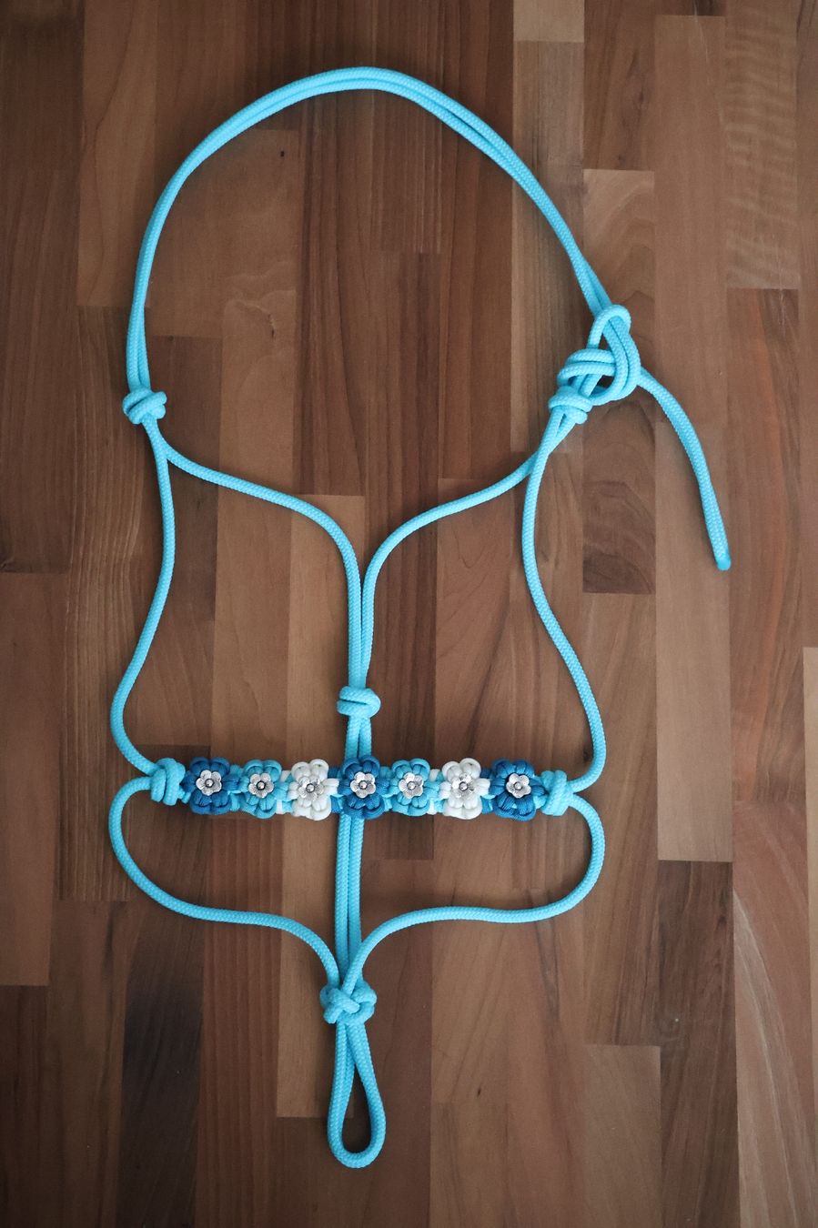 Zaumzeug & Halfter: Knotenhalfter Full mit Blumen Neu EYECATCHER 😍🌸 – Neu (gemäss Beschreibung) aus Meggen von Orrinka20 3