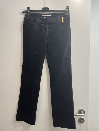 Tommy Hilfiger Cordhose Gr. 6 Schwarz Vintage