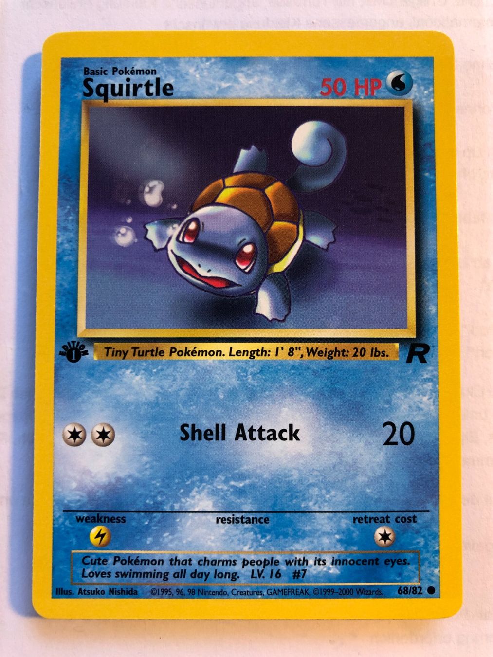 Sammelbilder & Trading cards: Squirtle 1st Team Rocket - MINT - ab 1.- – Gebraucht aus Giubiasco von dan_pr8b