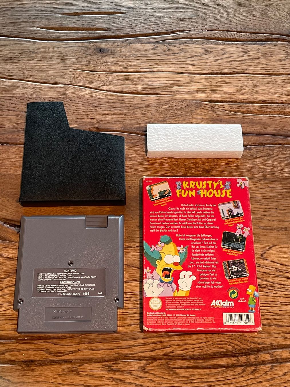 Nintendo Giochi: Krusty's Fun House NES Spiel + OVP Sammler – Usato da Zuerich venduto da Dorsi 1