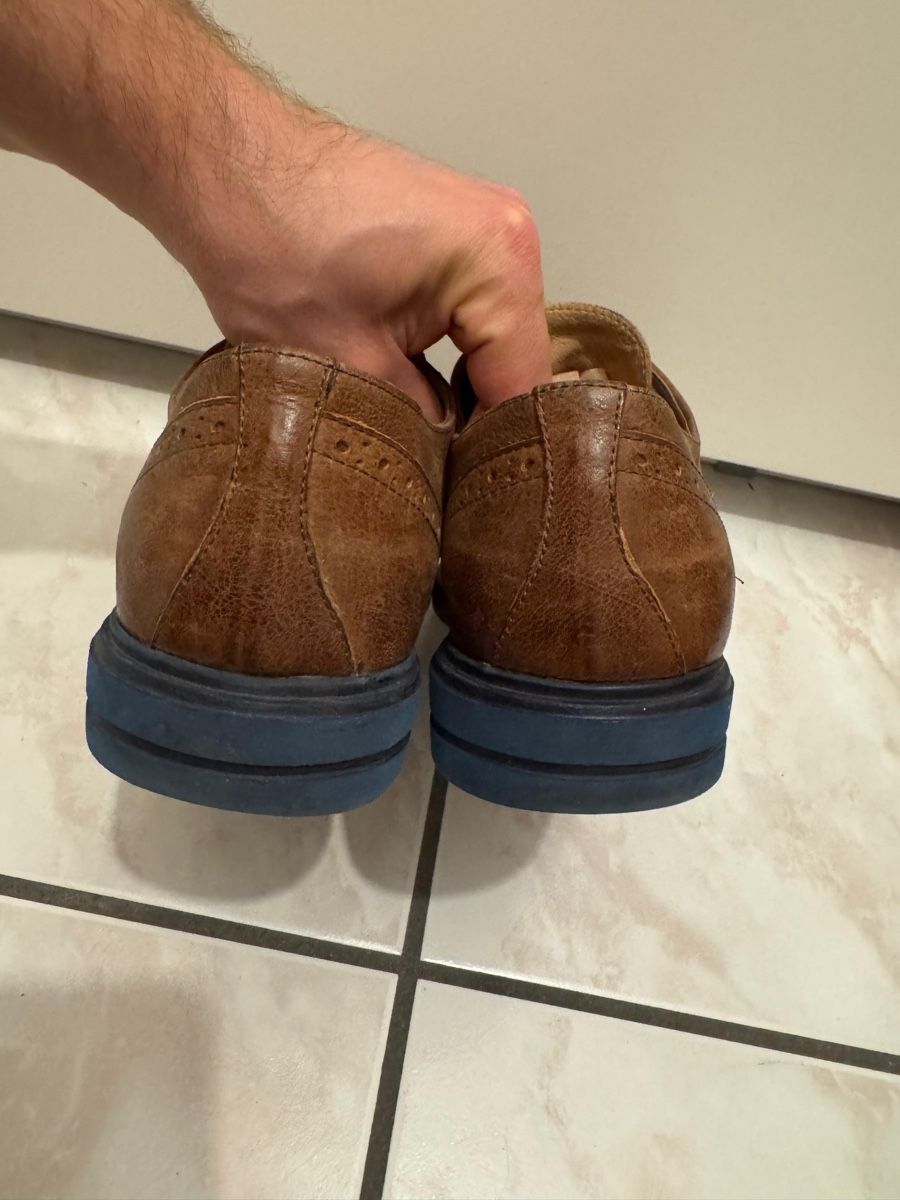 Scarpe da uomo: Handgefertigte braune Ledersandalen, Grösse 50 – Usato da Sementina venduto da RiccardoCo 2