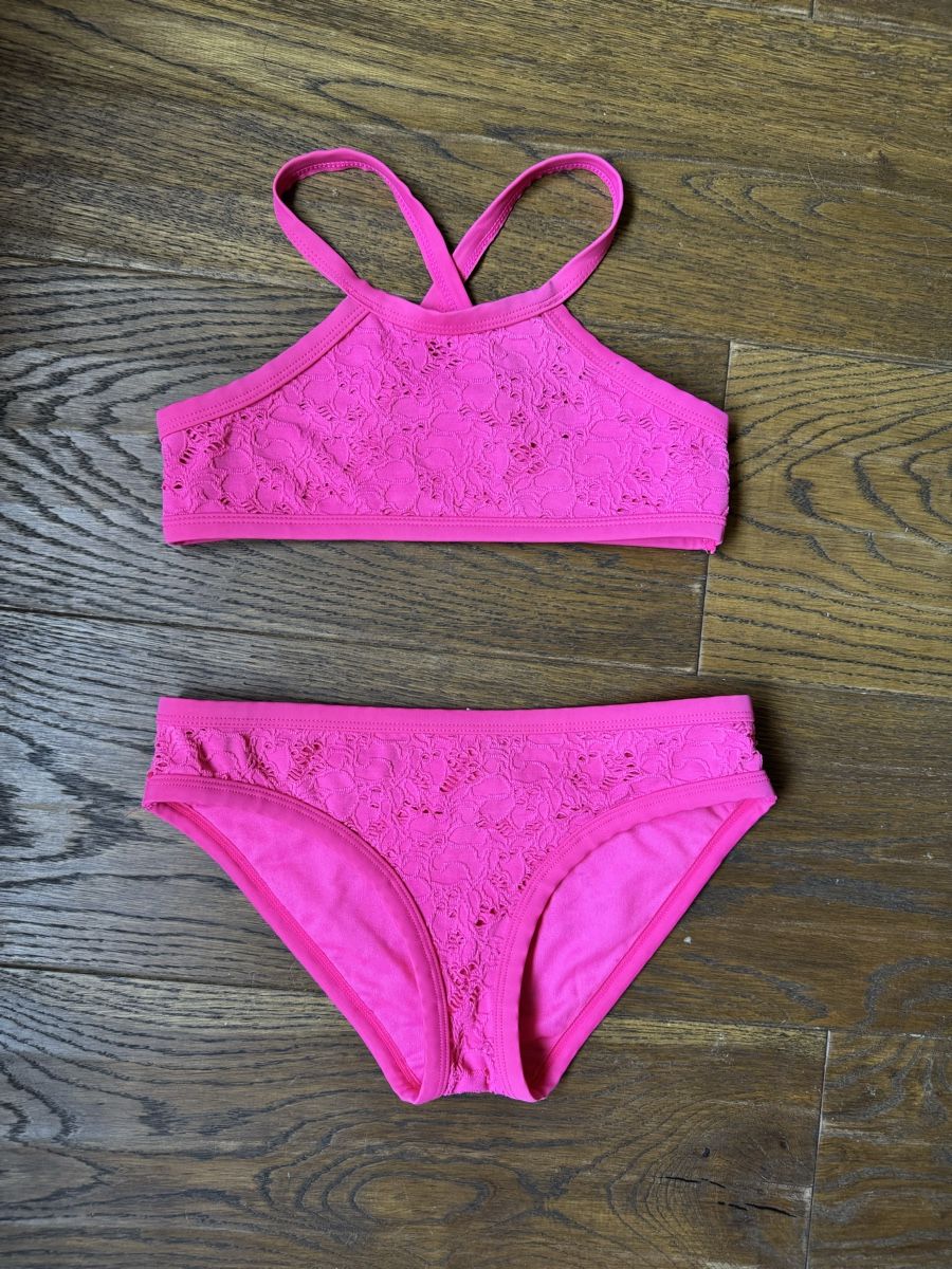 Costumi da bagno & Bikini: Bikini Pink Spitzenmuster Gr. 152 – Usato da Fehraltorf venduto da portas6