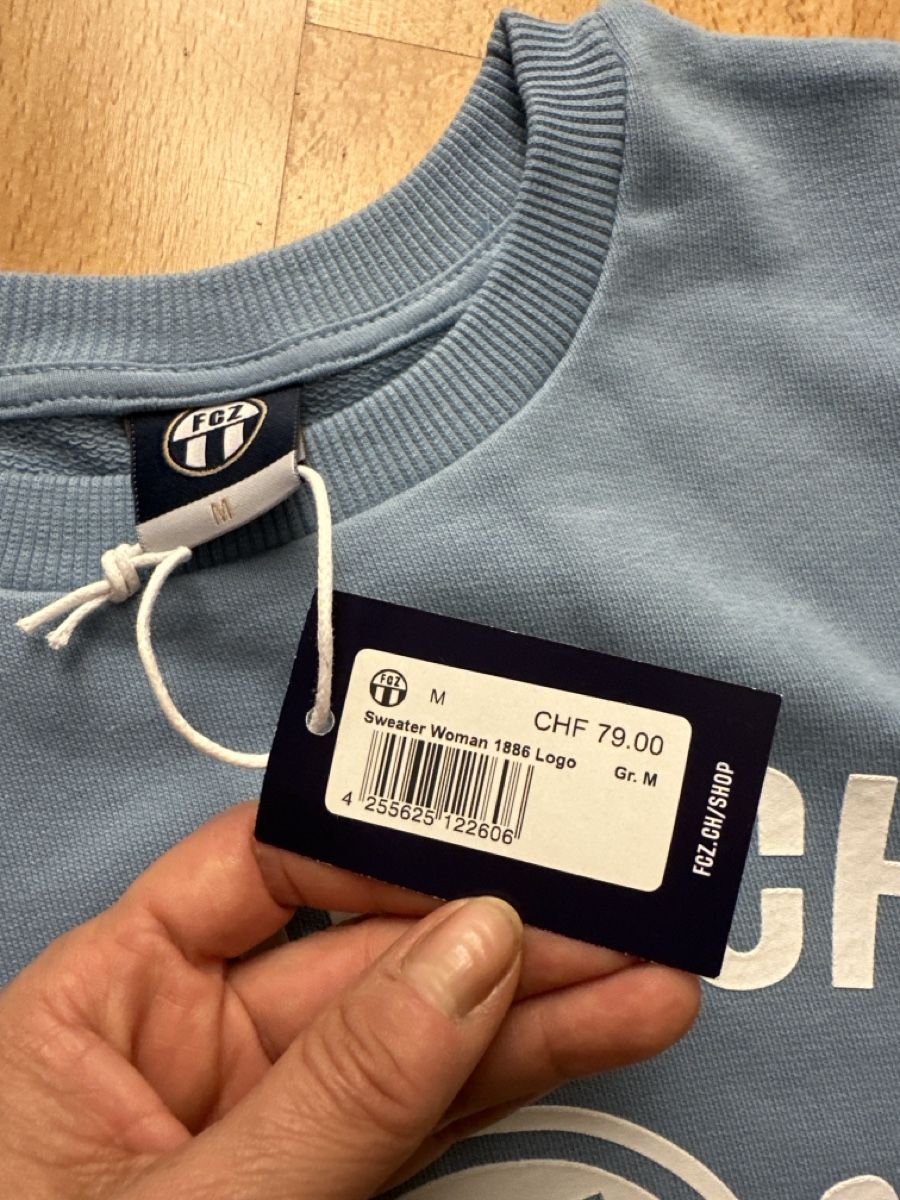 FCZ Pullover & Sweatshirts: FC Zürich Pullover Hellblau - Neu mit Etikett, Grösse M! – Neu (gemäss Beschreibung) aus Horgen von Ddega 3