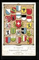 Zürich, Wappen aller Schweizer Kantone,