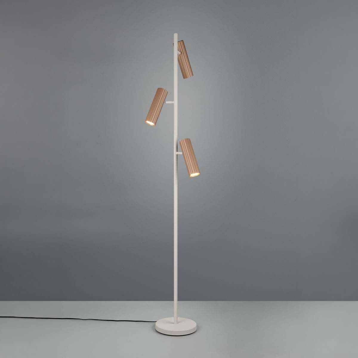 Lampade: Stehleuchte, Coffe, Grau, 150 cm Höhe – Nuovo (secondo la descrizione) da Kreuzlingen venduto da Smart-Light 2