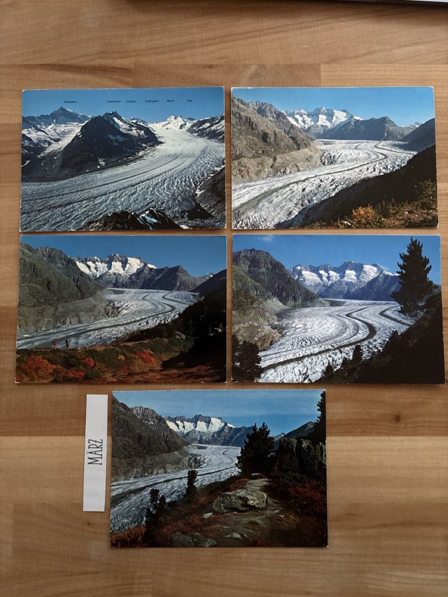 Cartoline postali: AK von Aletschgletscher – Usato da Rümlang venduto da Kartenpost1