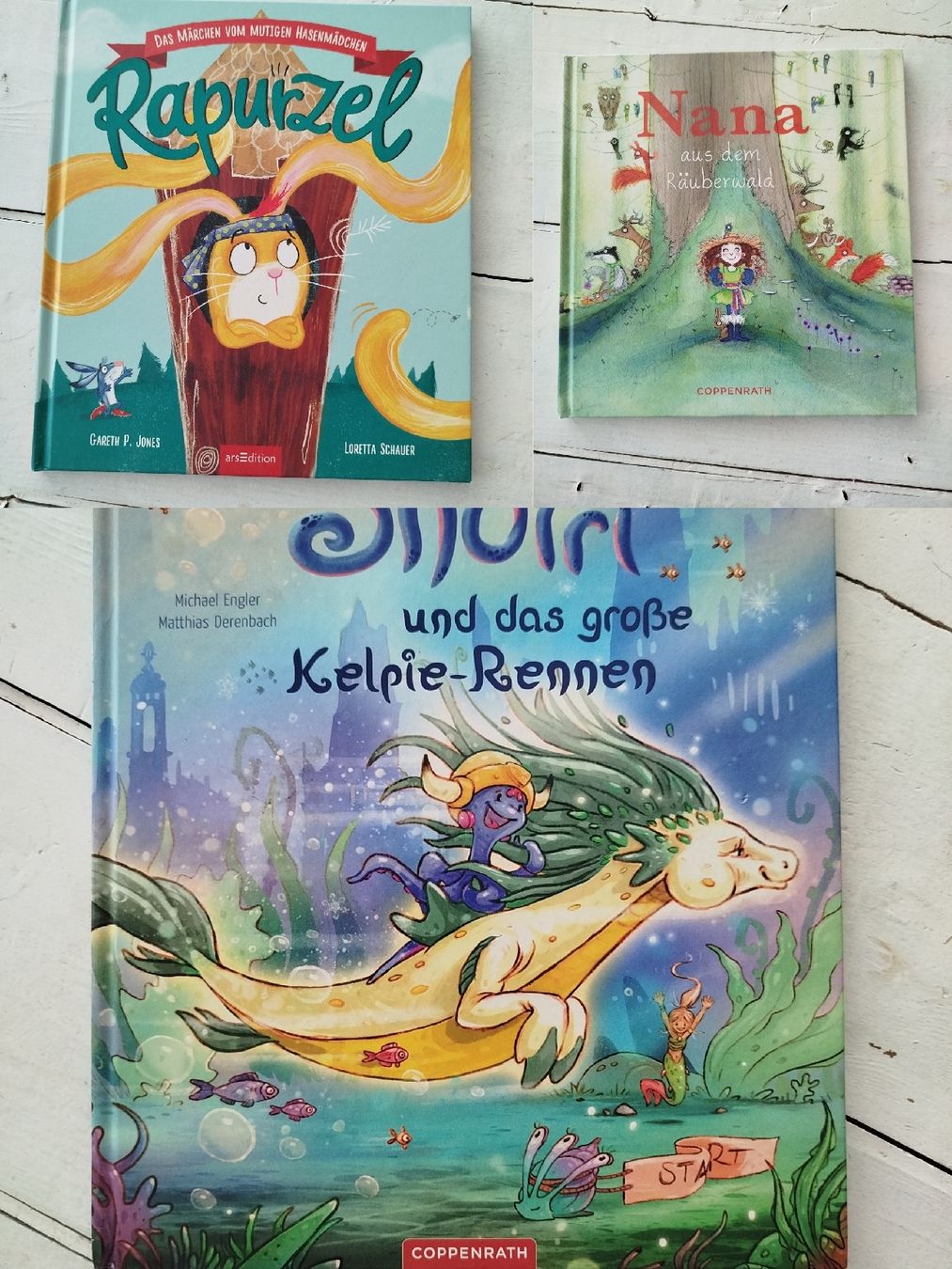 Libri: 3 Kinderbücher: Nana, Rapurzel, Snorri – Usato da Fällanden venduto da san_zsm8