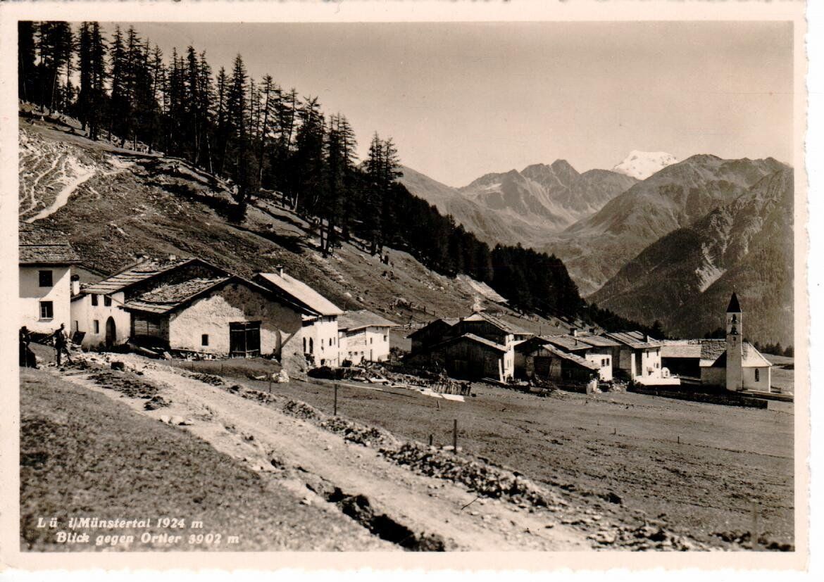 Cartoline postali: Lü im Münstertal 1934 – Usato da Wolhusen venduto da Curver9