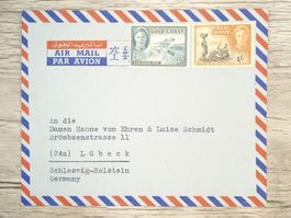 TR69 Enveloppe + Timbre Gold Coast 19xx