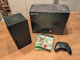 Xbox Series X mit 3 Spiele und 4K Blu-ray 