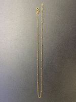 Hals-Kette, Silber-925-Vergoldet, mit Knoten