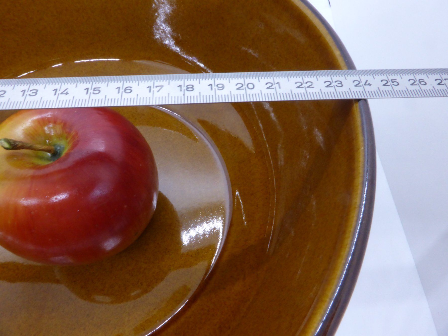 Rössler Ciotole: Rössler saladier brun uni, diamètre 23cm – Usato da Porrentruy venduto da Kim017 2