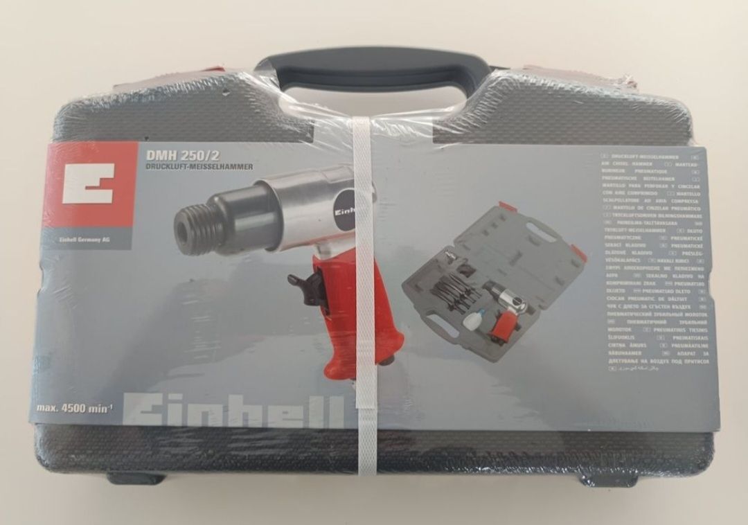Einhell Tutti gli attrezzi: 1x Einhell Druckluft-Meisselhammer mit 4 Meissel – Nuovo e nell'imballaggio originale da Solothurn venduto da LYRELA 3