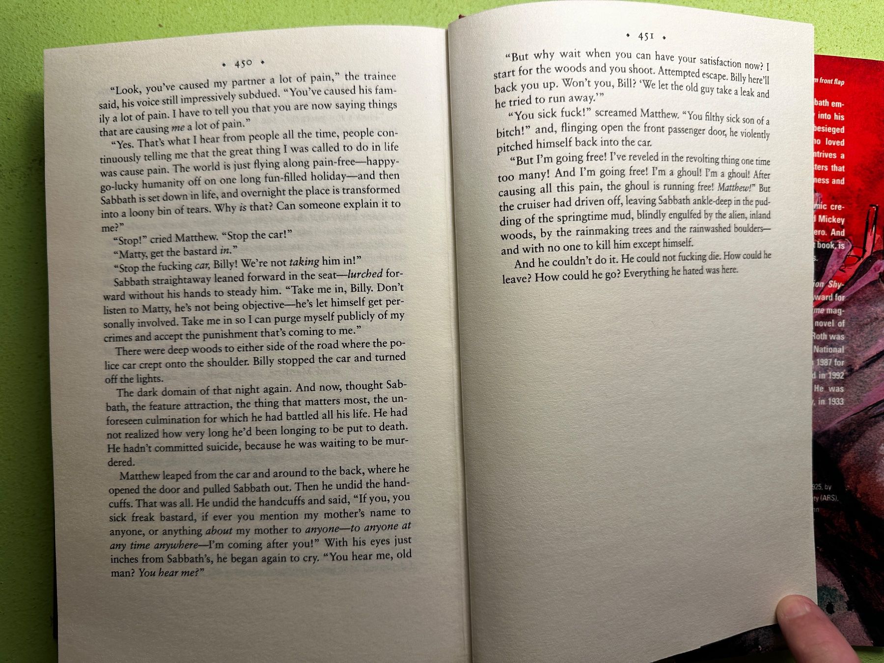 Libri: Philip Roth: Sabbath's Theater. – Usato da Zürich venduto da allp 8