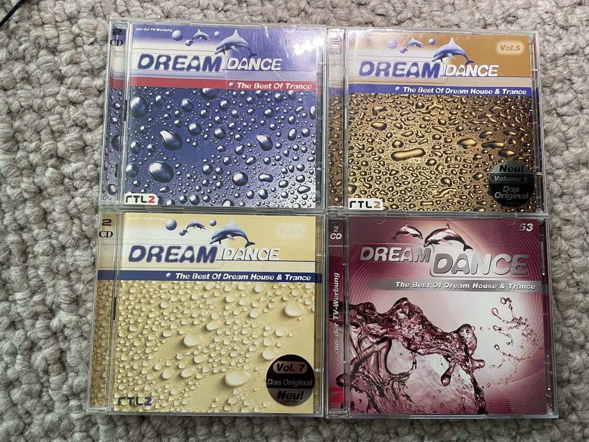 CD: 4x Dream Dance (Vol.1/5/7/53) – Usato da Reinach AG venduto da trigger7811