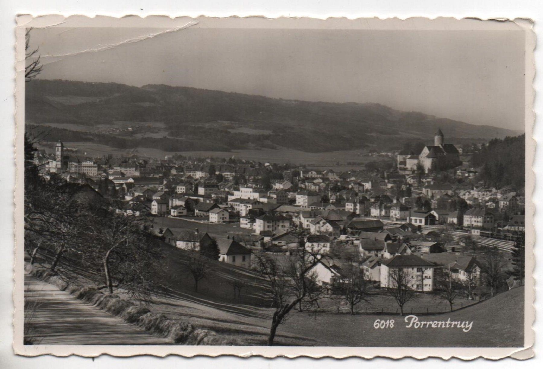 Cartoline postali: PORRENTRUY No. 6018 – Usato da Jona venduto da philajona