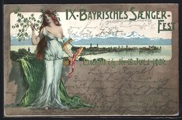 Lindau, IX. Bayrisches Sängerfest 1904,
