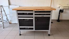 2x Werkbank Wolfcraft 113x65x87cm