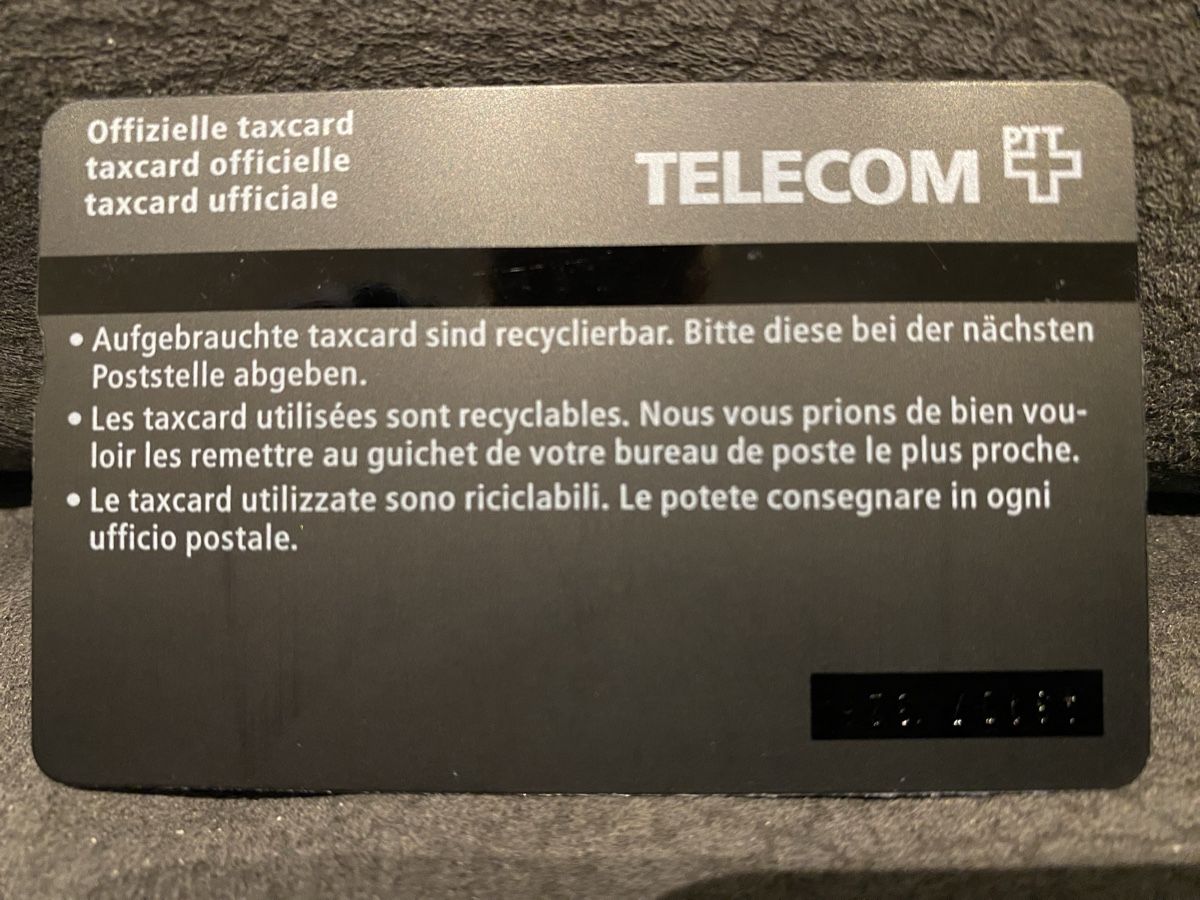 Schede telefoniche: Taxcard 431D – Usato da Lausanne venduto da babacard10 1
