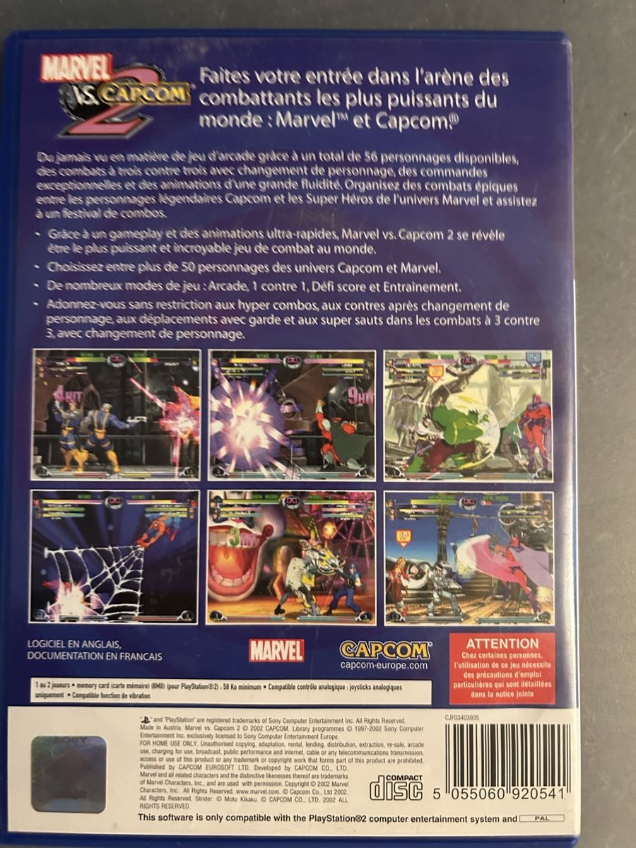 Jeux: Marcel vs Capcom 2 Français  – D'occasion à Pully par PongDayOne 1