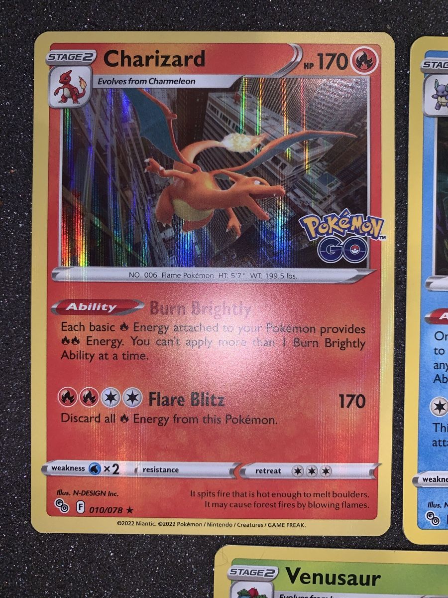 Pokémon Sammelbilder & Trading cards: Ab 1.- Charizard Blastoise Venusaur Go Set – Gebraucht aus Bironico von ars_z6lb 1