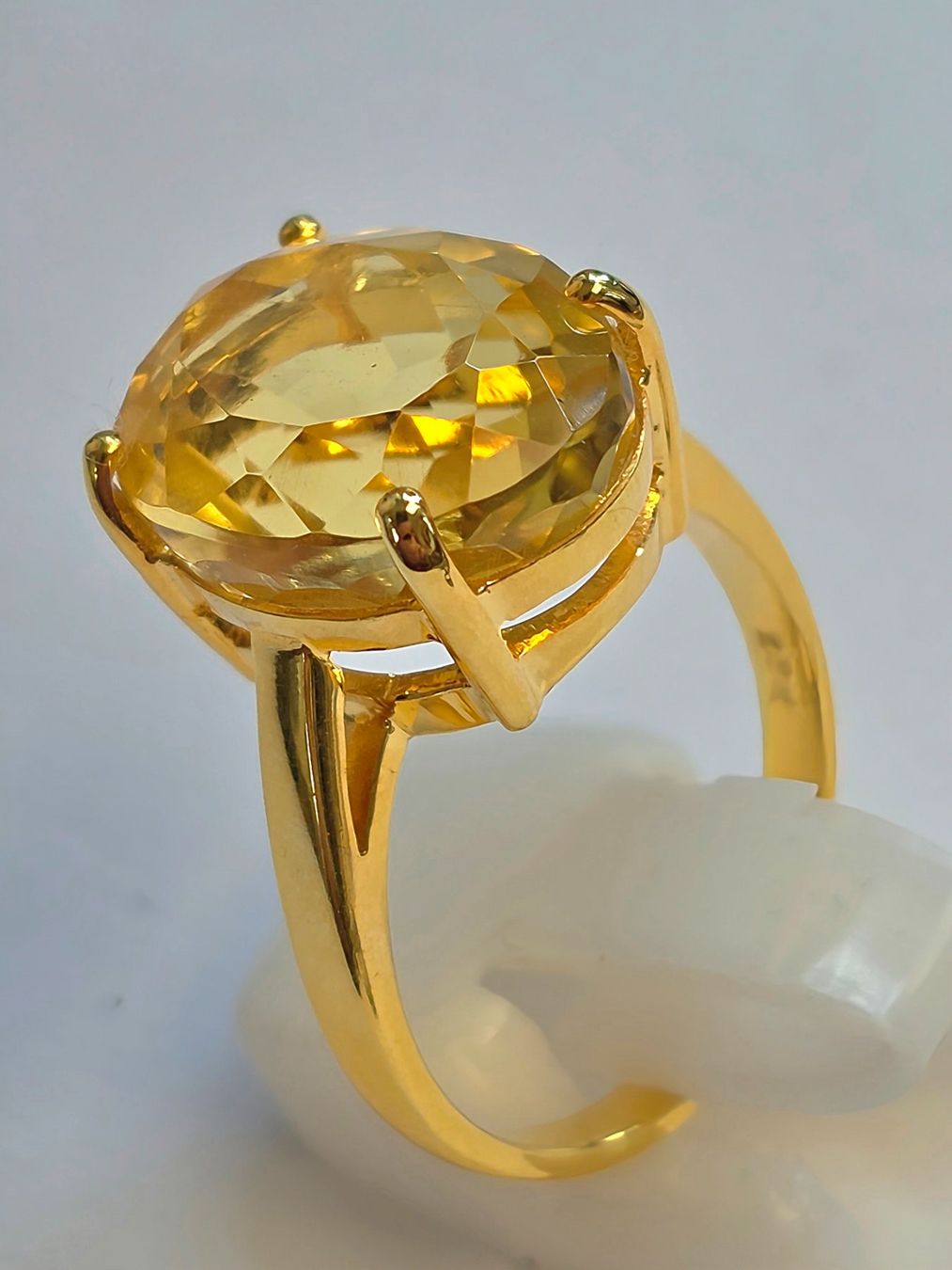 Anelli: Gold Fingering GelbSafir – Nuovo e nell'imballaggio originale da Zürich venduto da adriben 2
