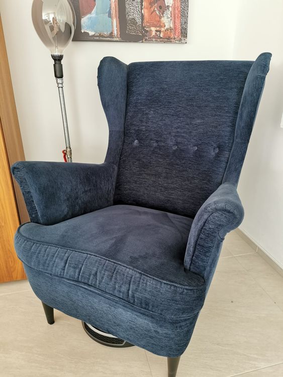 Sessel Strandmon blau Ikea Kaufen auf Ricardo