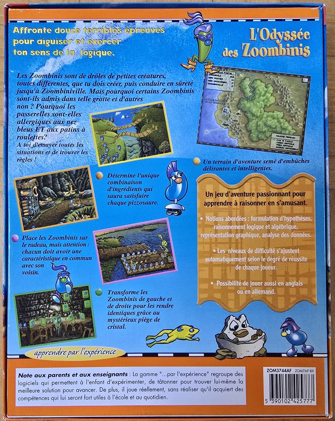 Microsoft Giochi: PC Big Box : L'Odyssée des Zoombinis – Usato da Froideville venduto da xXSebastienXx 1