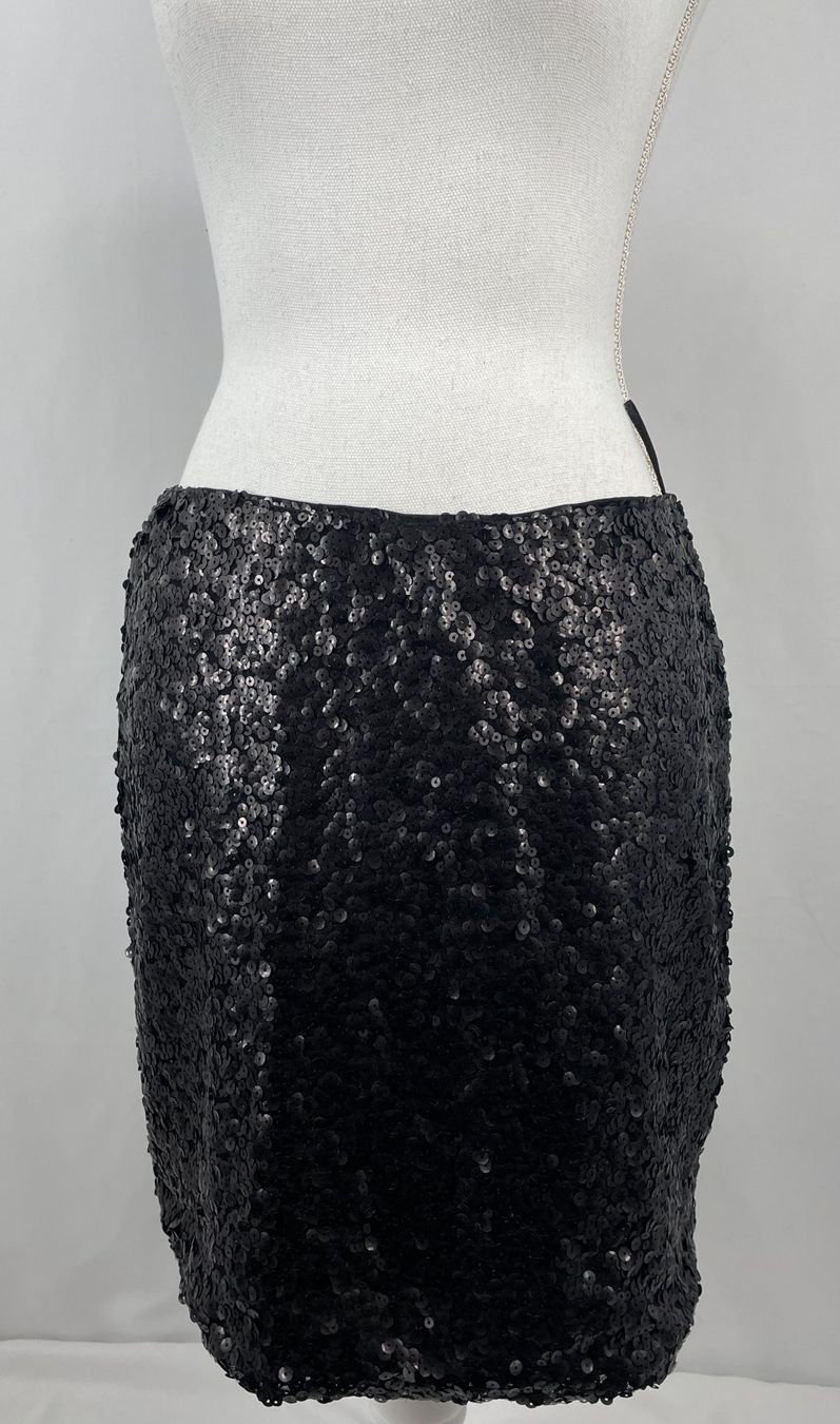 H&M Gonne: H&M jupe à sequins noire – Usato da Lausanne venduto da PlusValue_Lausanne 2