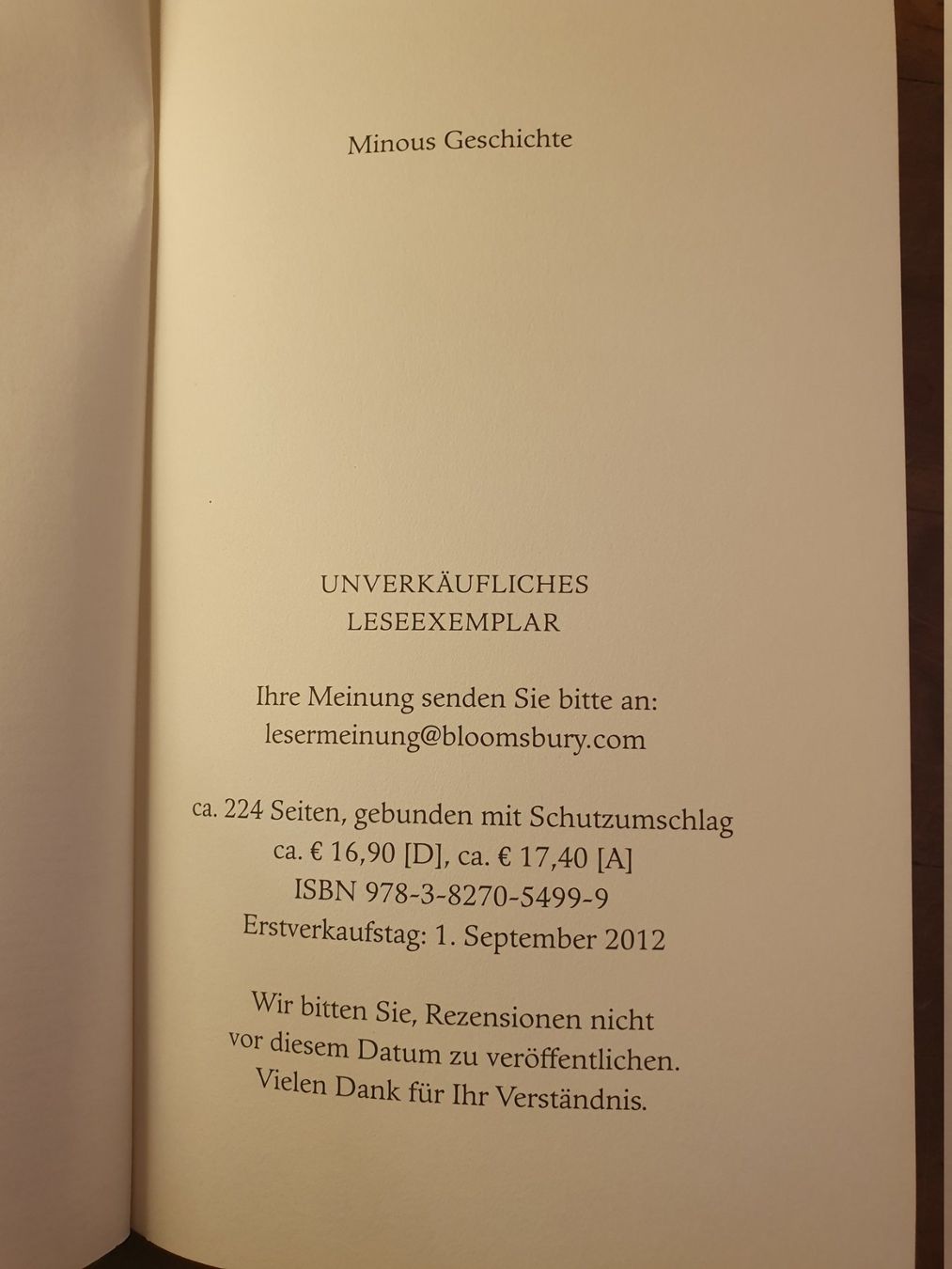 Livres: Minous Geschichte - Mette Jakobsen – D'occasion à Zürich par loosebone 2