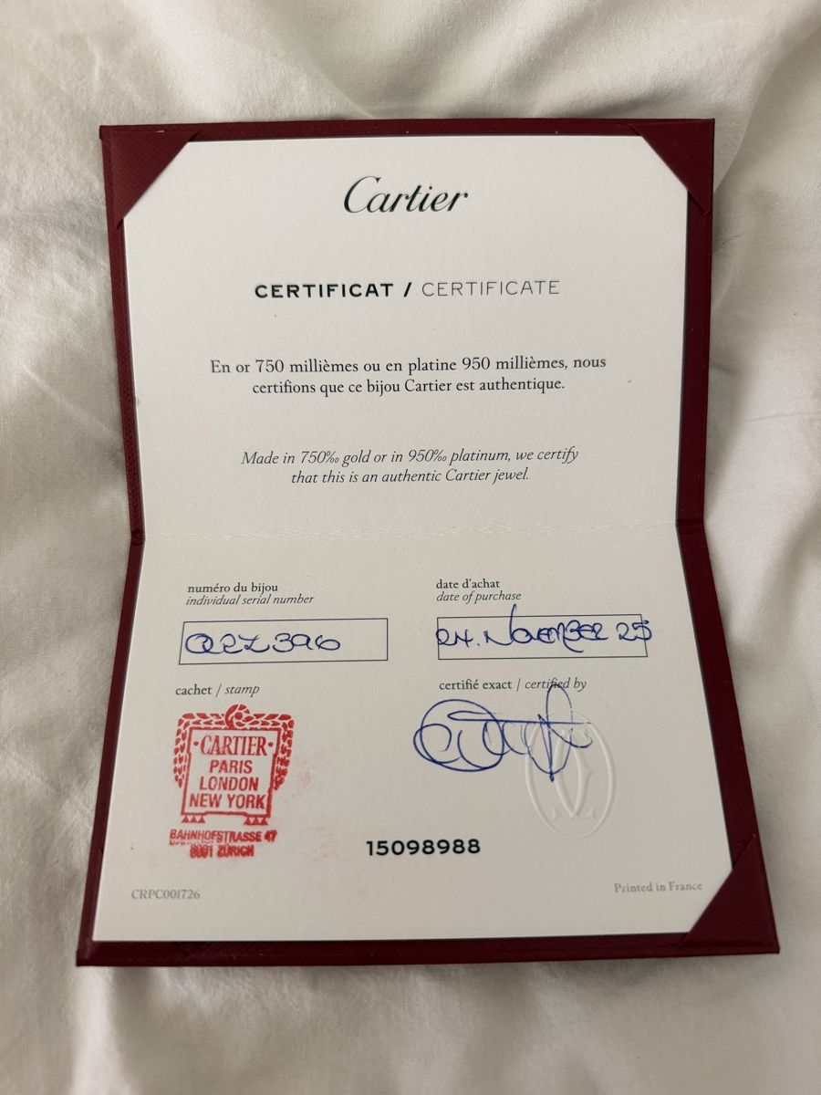 Cartier Anelli: Cartier Ring – Nuovo (secondo la descrizione) da Schlieren venduto da jon_xqn2 1