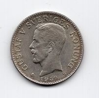 (441) Schweden, 2 Kronen, 1939, stgl, Silber
