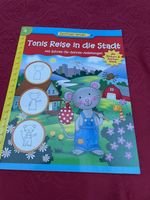 Kinder zeichnen lernen Tonis Reise in die Stadt mit Sticker