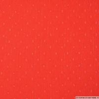 3m tissu Mousseline plumetis polyester rayée irisée Corail