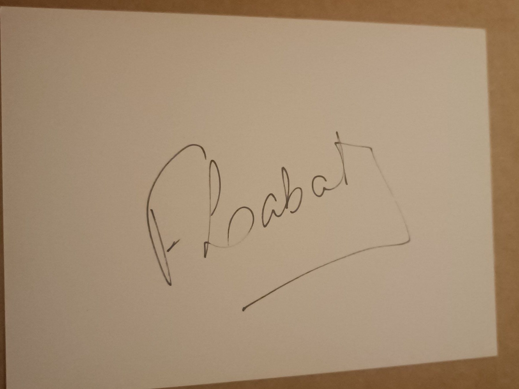 Autografi: Florencia Labat - Tennis - handsigniert – Usato da Menziken venduto da Artographs