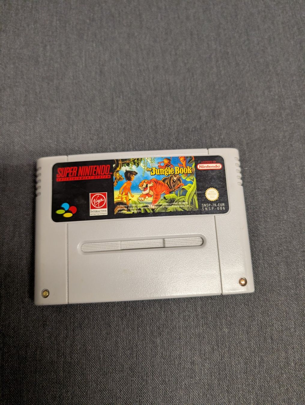 Giochi: The jungle book super Nintendo – Usato da Giubiasco venduto da Ticinerd