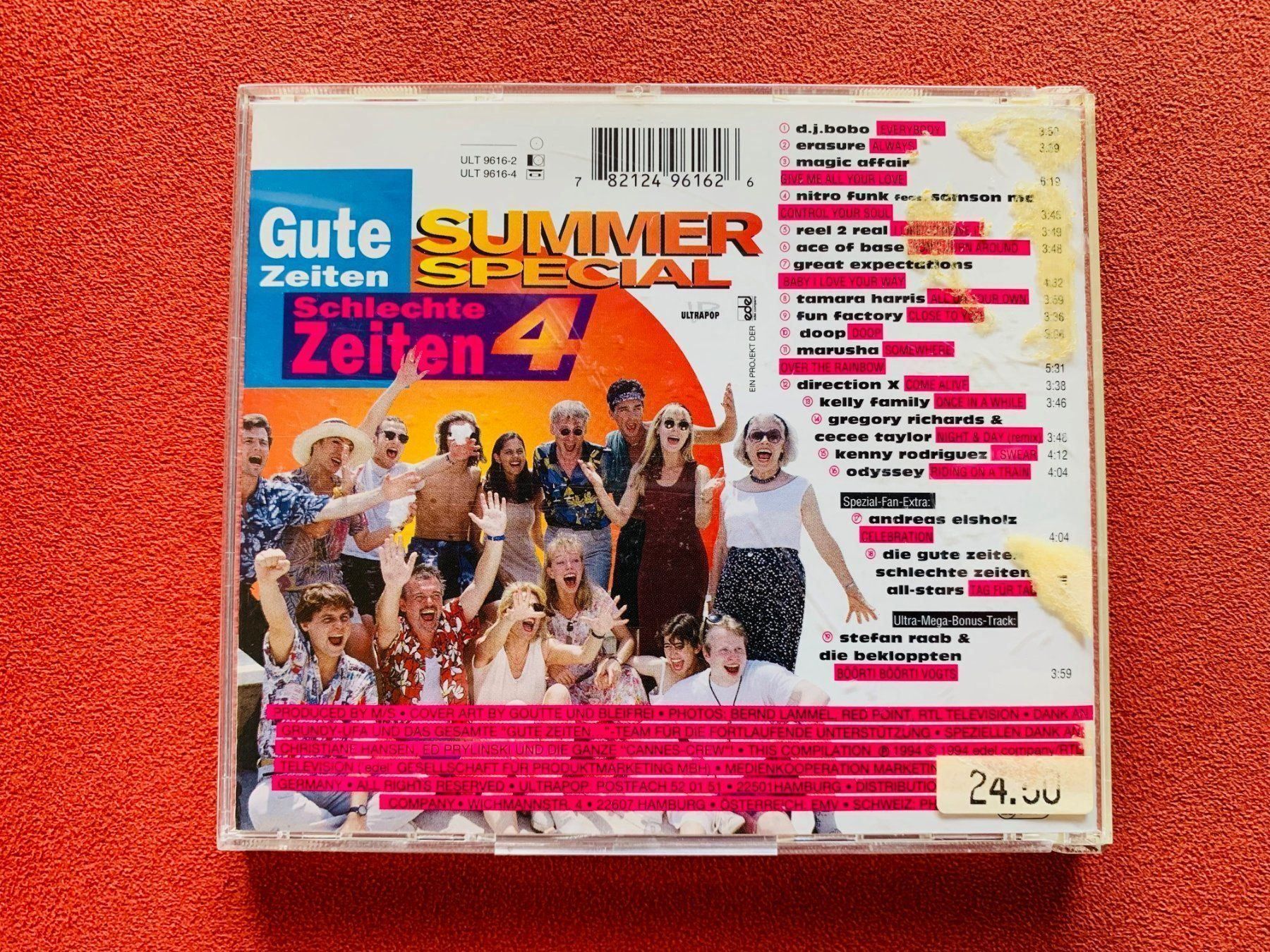 CDs: Gute Zeiten - SUMMER SPECIAL 1994 – Gebraucht aus Soyhières von Spartan117 1