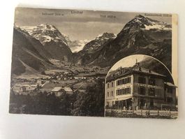 Postkarte Linthal Gasthaus zum Klausen